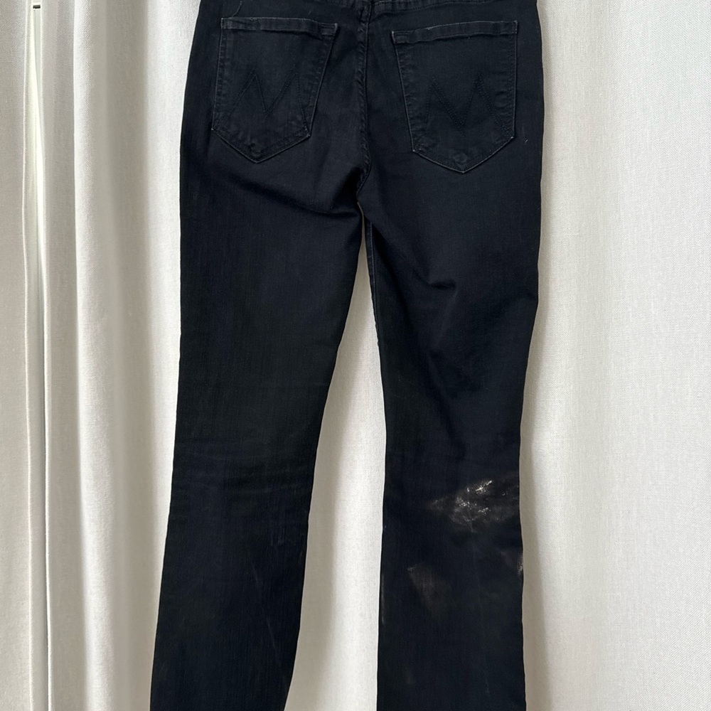MOTHER Black insider crop jeans sz 27 - STAINED-read description
